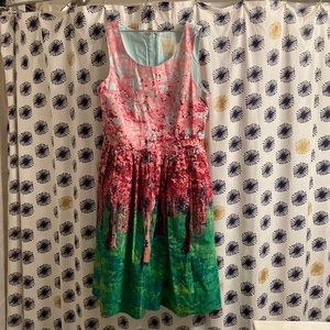 ModCloth cherry blossom dress - size small
